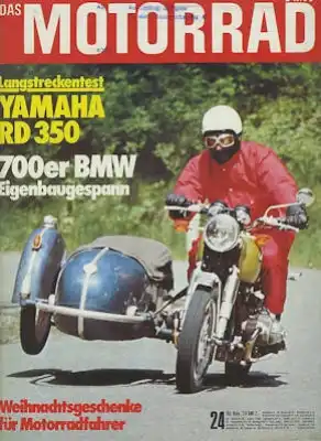 Das Motorrad 1974 Heft 24