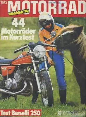 Das Motorrad 1974 Heft 26