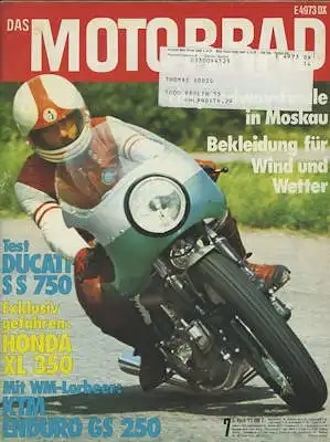 Das Motorrad 1975 Heft 7