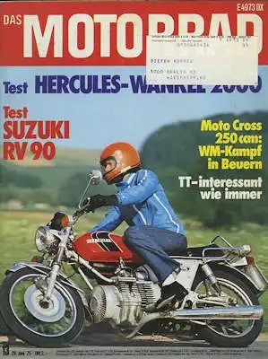 Das Motorrad 1975 Heft 13