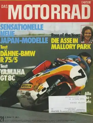 Das Motorrad 1975 Heft 21
