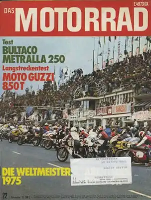 Das Motorrad 1975 Heft 22