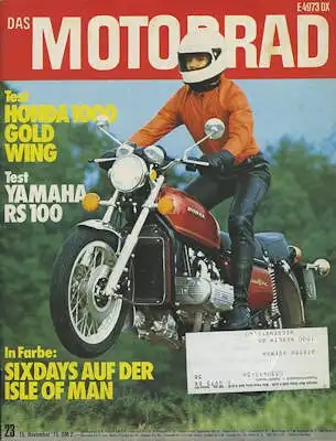 Das Motorrad 1975 Heft 23