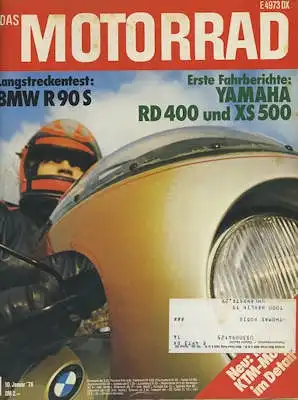 Das Motorrad 1976 Heft 1