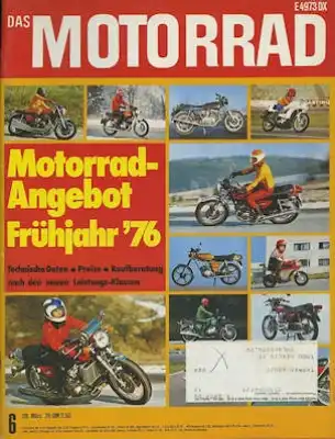 Das Motorrad 1976 Heft 6