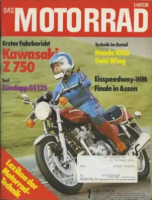 Das Motorrad 1976 Heft 7