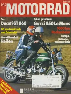 Das Motorrad 1976 Heft 10