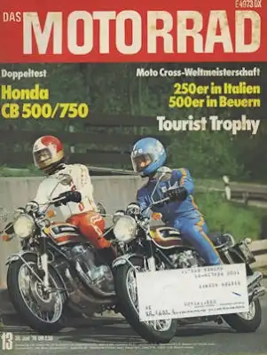 Das Motorrad 1976 Heft 13