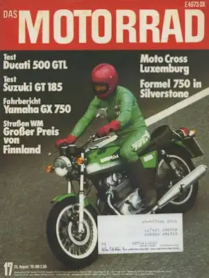 Das Motorrad 1976 Heft 17