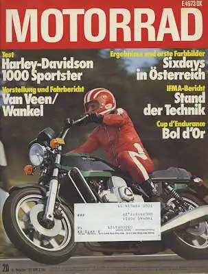 Das Motorrad 1976 Heft 20