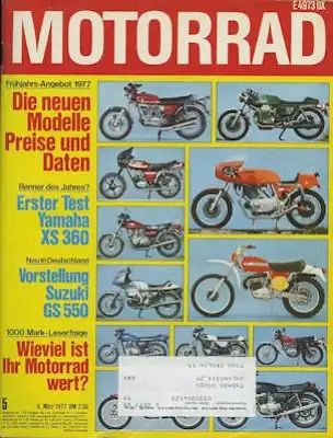 Das Motorrad 1977 Heft 5