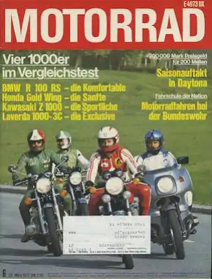 Das Motorrad 1977 Heft 6