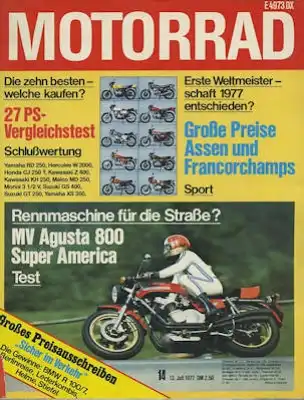 Das Motorrad 1977 Heft 14