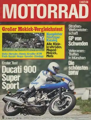 Das Motorrad 1977 Heft 16