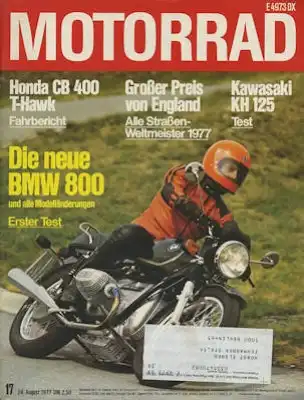 Das Motorrad 1977 Heft 17