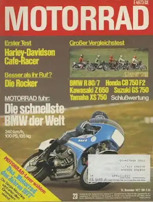 Das Motorrad 1977 Heft 23
