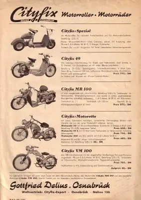 Cityfix Programm 1951