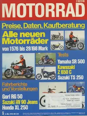 Das Motorrad 1978 Heft 5
