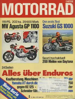 Das Motorrad 1978 Heft 6