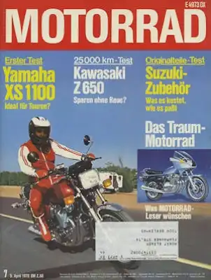 Das Motorrad 1978 Heft 7