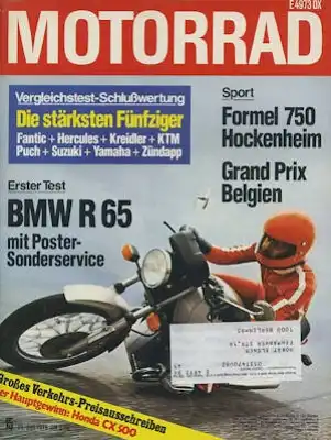 Das Motorrad 1978 Heft 15