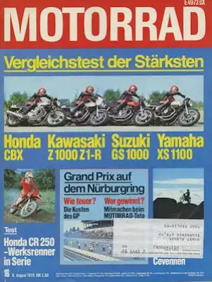 Das Motorrad 1978 Heft 16