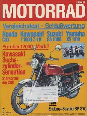 Das Motorrad 1978 Heft 17