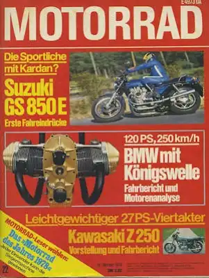 Das Motorrad 1978 Heft 22