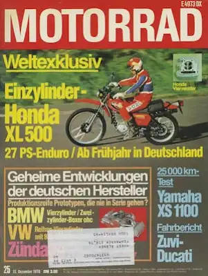 Das Motorrad 1978 Heft 25