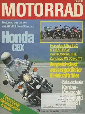 Das Motorrad 1978 Heft 26