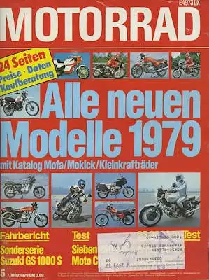 Das Motorrad 1979 Heft 5