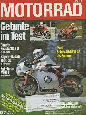 Das Motorrad 1979 Heft 13