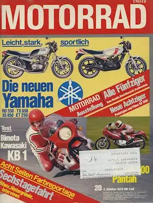Das Motorrad 1979 Heft 20