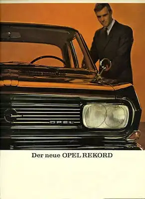 Opel Rekord B Prospekt 8.1965