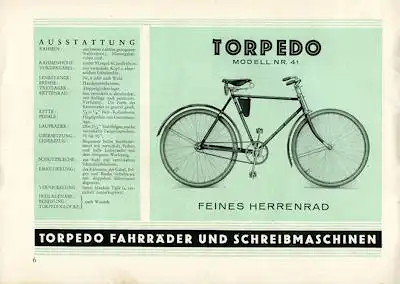 Torpedo Fahrrad Programm 8.1928