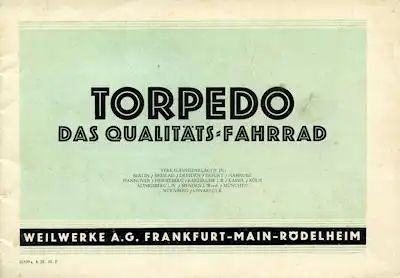 Torpedo Fahrrad Programm 8.1928