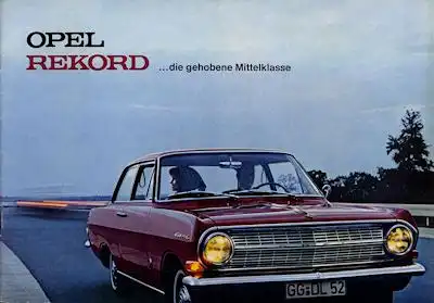 Opel Rekord A Prospekt 12.1964