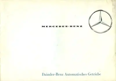 Mercedes-Benz Automatisches Getriebe Prospekt 2.1964