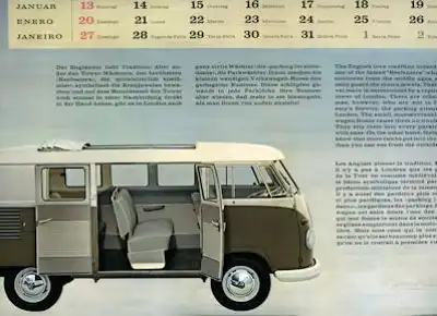 VW Kalender 1963