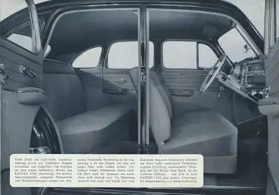 Opel Kapitän Prospekt 1951
