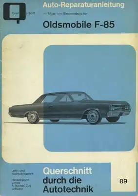Oldsmobil F 85 Reparaturanleitung 1960er Jahre