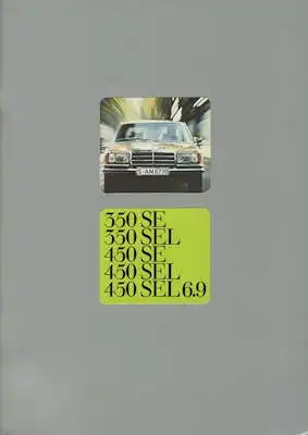 Mercedes-Benz 350 SE-450SEL 6.9 Prospekt 1.1977