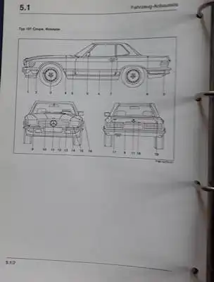 Mercedes-Benz Handbuch Lackierung 1984