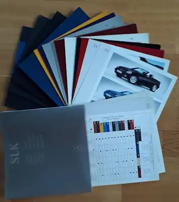 Mercedes-Benz SLK Farben und Polster Musterordner 2002