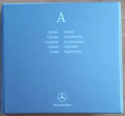 Mercedes-Benz A Klasse Farben und Polster Musterordner 6.2004