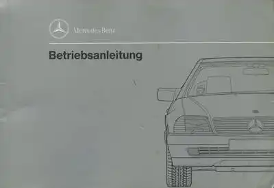 Mercedes-Benz 300 300-24 500 SL Typ 129 Bedienungsanleitung 5.1991