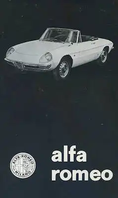 Alfa-Romeo Preisliste 9.1967