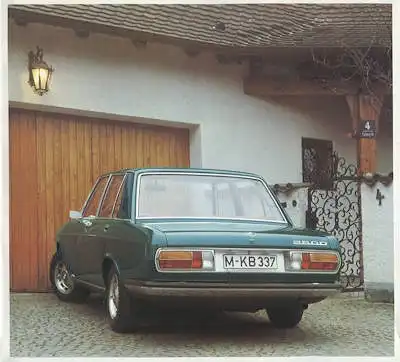 BMW 2500 Prospekt 12.1968