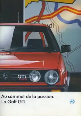 VW Golf 2 GTI Prospekt 1.1988 f