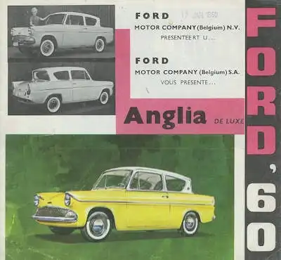 Ford Programm 1960 Belgium